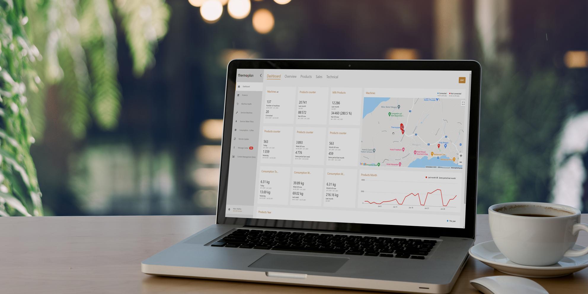 Bild von KI basierter Service Chatbot für Kaffeemaschinen
