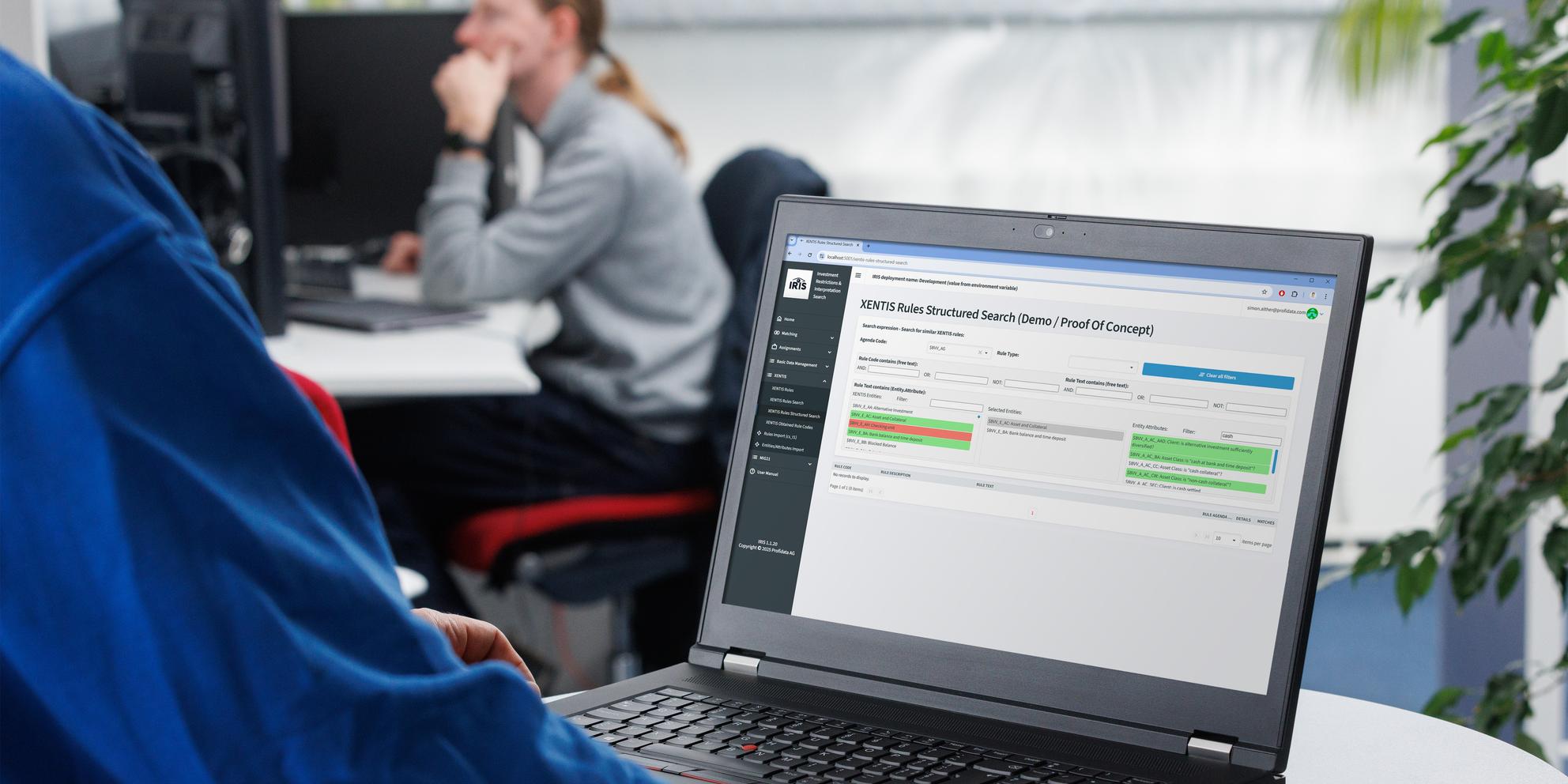 Bild von IRIS – Beschleunigte Migration von Fondsregeln durch innovative Suchfunktionen